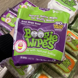 Khăn lau mũi Boogie Wipes - 20 tờ