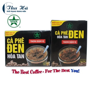 Cà phê đen hòa tan VIVA STAR 1in1⭐𝑭𝑹𝑬𝑬𝑺𝑯𝑰𝑷⭐ không đường (1 hộp 15 gói)