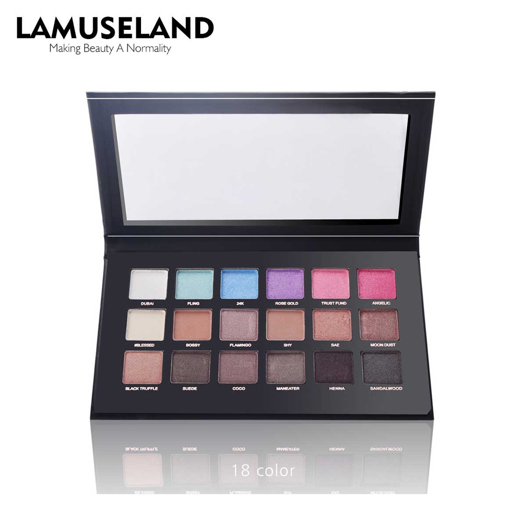 LAMUSELAND Fashion Color Eyeshadow Palette J0001 18g | BigBuy360 - bigbuy360.vn