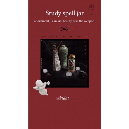 Lọ phép thuật cầu may. Study, Success spell jar