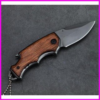 Dao EDC Dao Phượt Mini Buck x44 Full Thép Ốp Gỗ Cao Cấp EDC