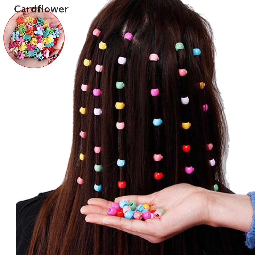 Set 50 Kẹp Tóc Càng Cua Đính Hoa / Thỏ Mini Đáng Yêu Cho Bé Gái Đang Bán Hàng Tiện Lợi Dễ Sử Dụng
