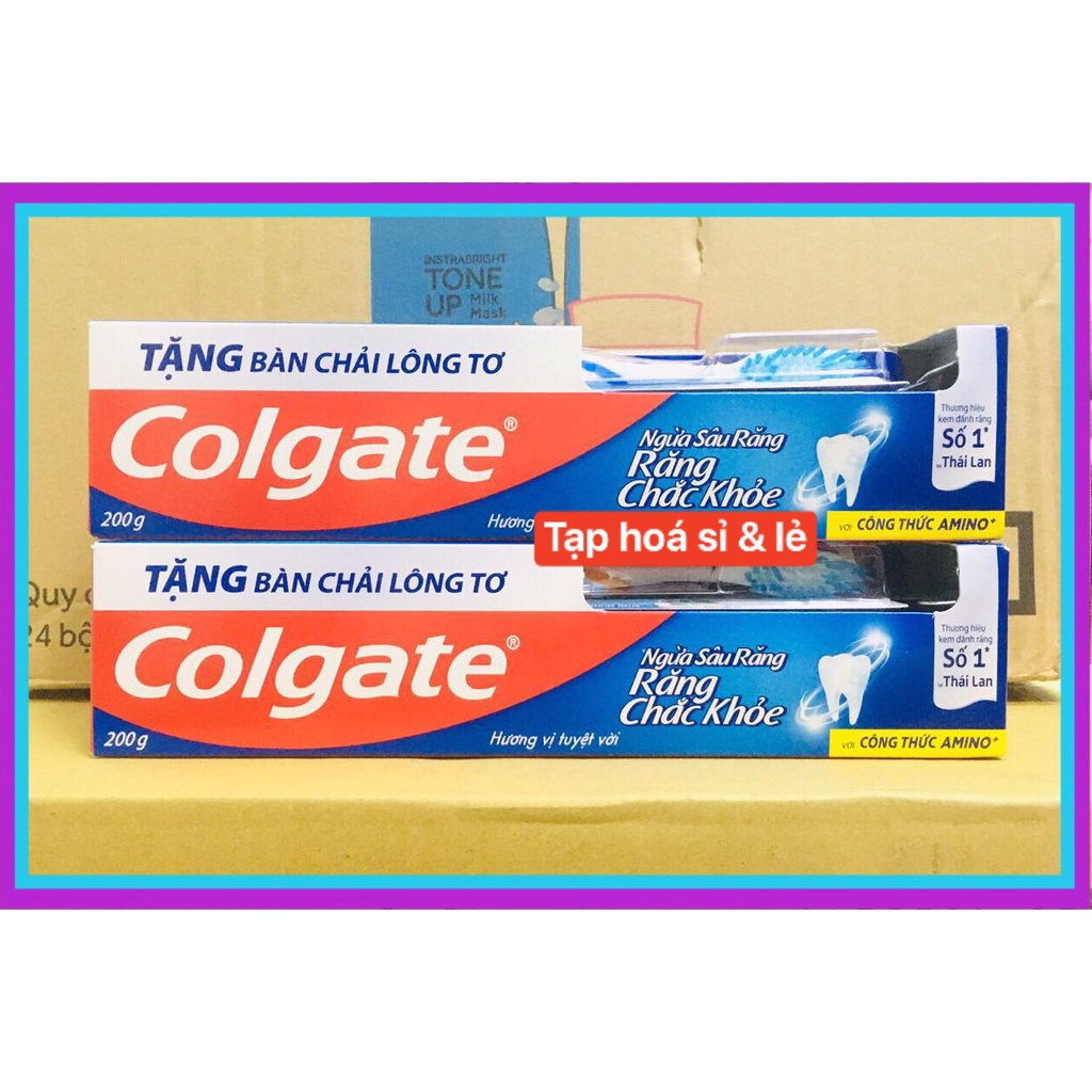 Kem đánh răng Colgate ngừa sâu răng 200g tặng bàn chải