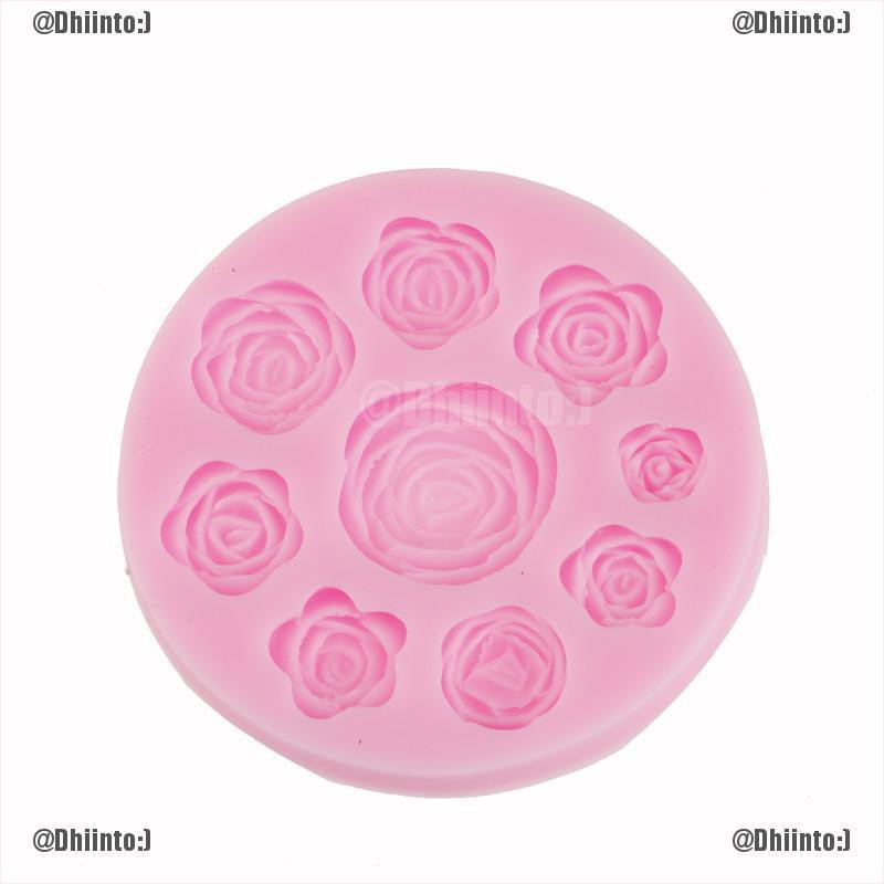 Khuôn silicon làm bánh kẹo socola tạo hình hoa độc đáo dễ thương