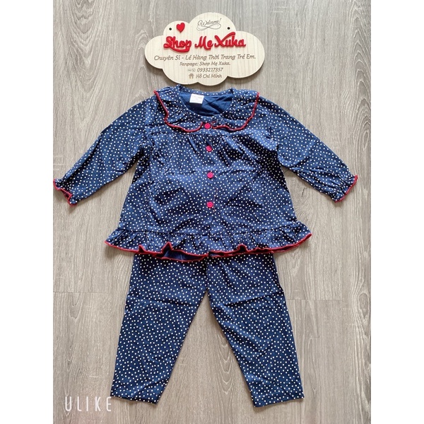 Đồ bộ Pyjama tay dài xuất khẩu bé gái