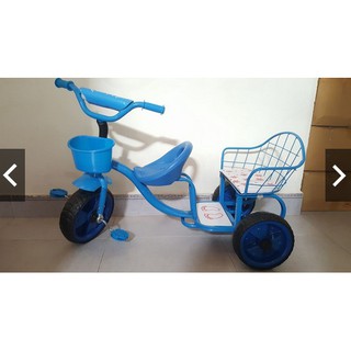 [Freeship] Xe đạp đôi 2 ghế cho bé (xích lô kéo 3 bánh có bàn đạp)