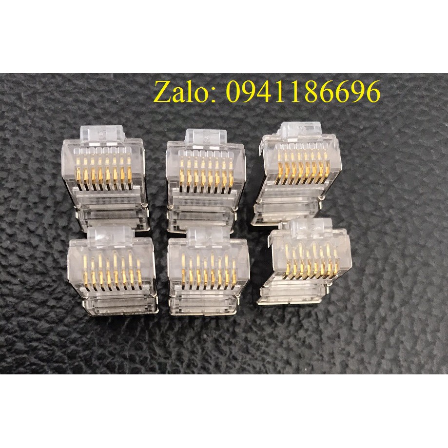Đầu bấm hạt mạng bọc sắt chống nhiễu FTP RJ45 Cat5/cat6 CommScope