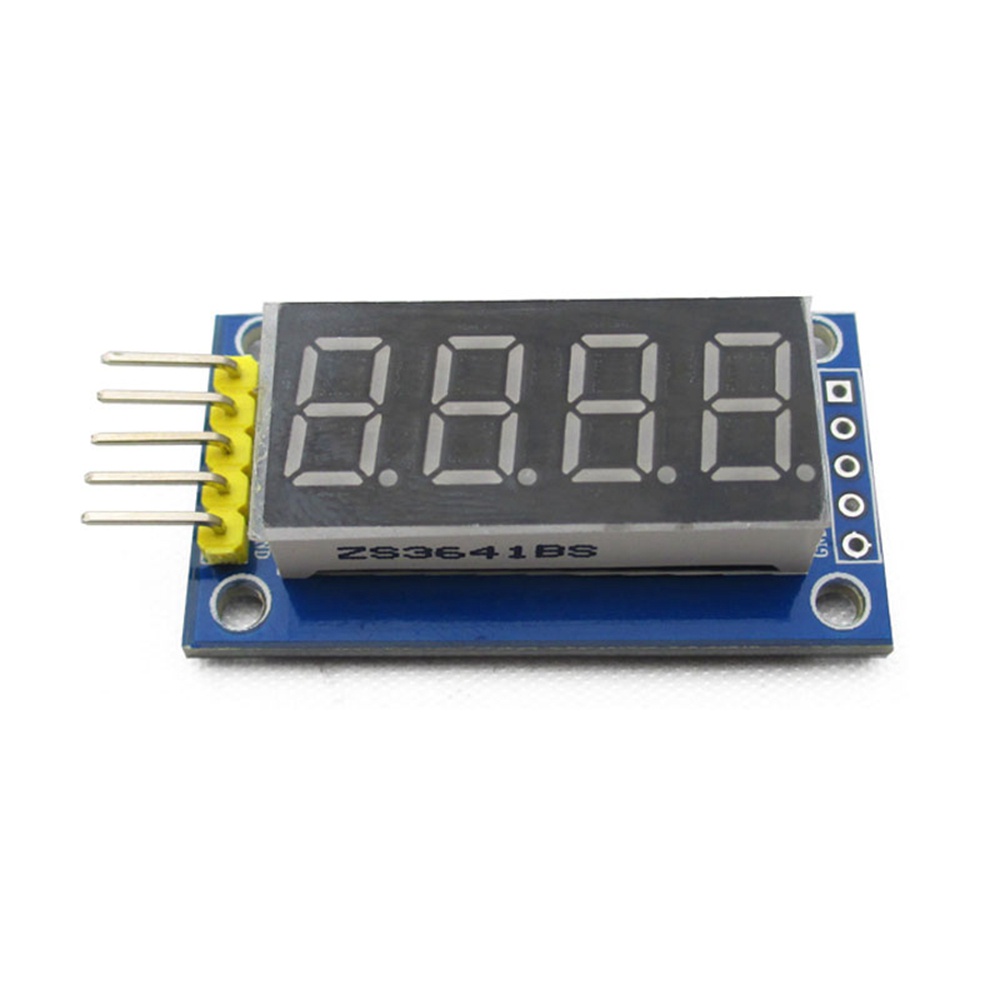 MERSSAVO 2X 4 Bits TM1637 Digital Tube LED Clock Display Module Arduino Due UNO 2 BHZ