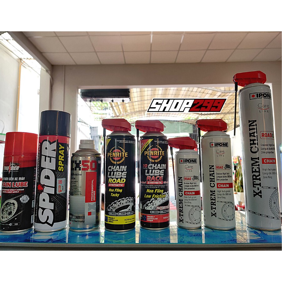 Dưỡng sên không văng PENRITE 10 TENTHS CHAIN LUBE RACE 500ML
