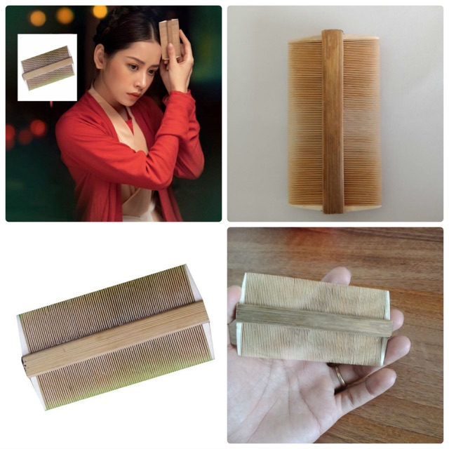 Lược bí gỗ chải chấy, chải gàu