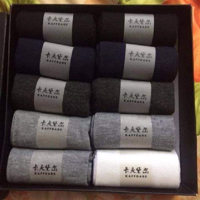 Hộp 10 đôi tất chống thối chân cổ cao, ngắn cho nam-giadungsieure