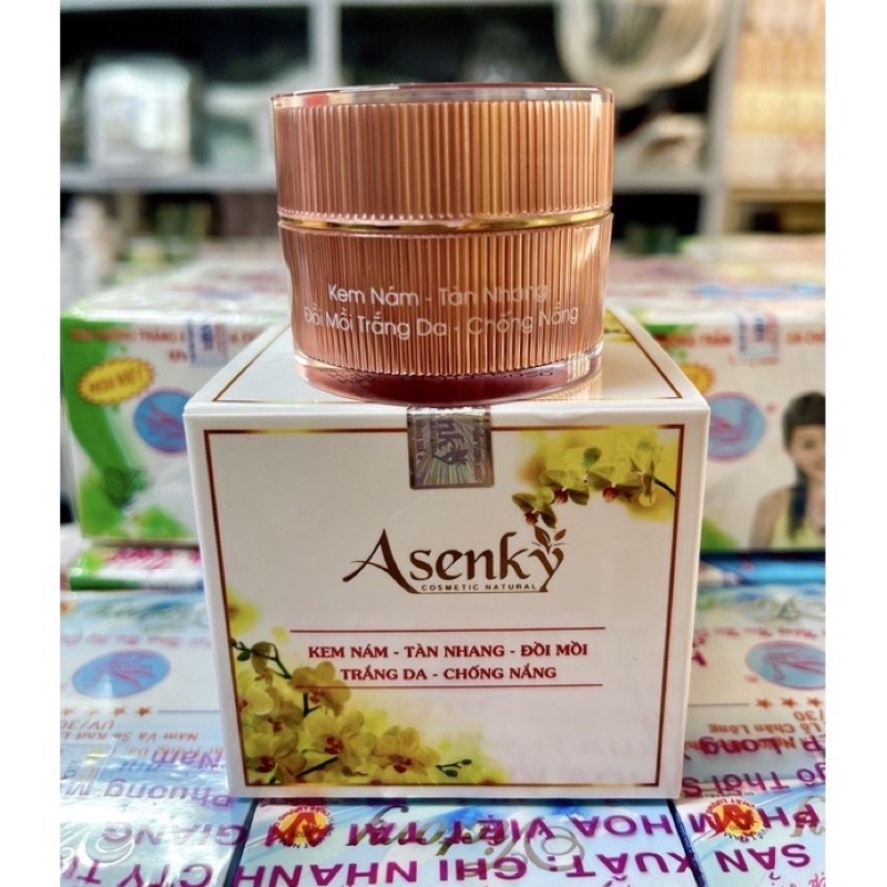 KEM ASENKY NÁM TÀN NHANG TRẮNG DA CHỐNG NẮNG 10G