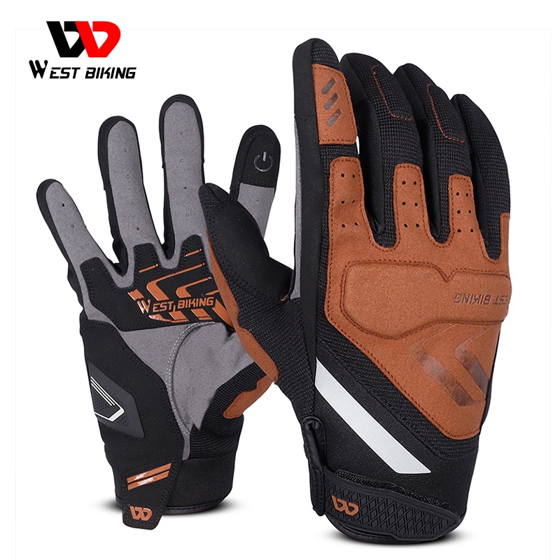 Găng tay đi xe đạp WEST BIKING YP0211229 full ngón chống trượt