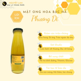Mật ong hoa bạc hà phương di - 500 ml