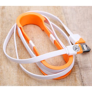 Cáp sạc Lightning dây dẹp nhiều màu ( màu ngẫu nhiên )