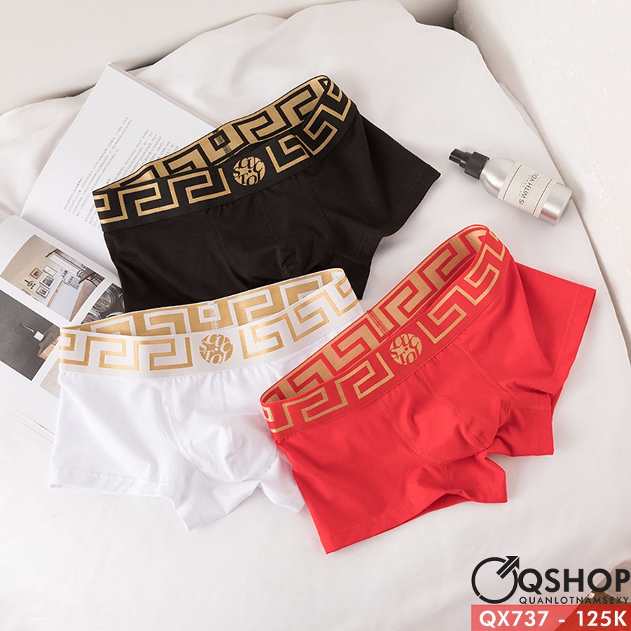 Quần lót boxer nam thun cotton cao cấp QSHOP QX737