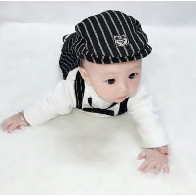 NÓN Beret Phong Cách Cho Bé Từ 3-14 Tháng