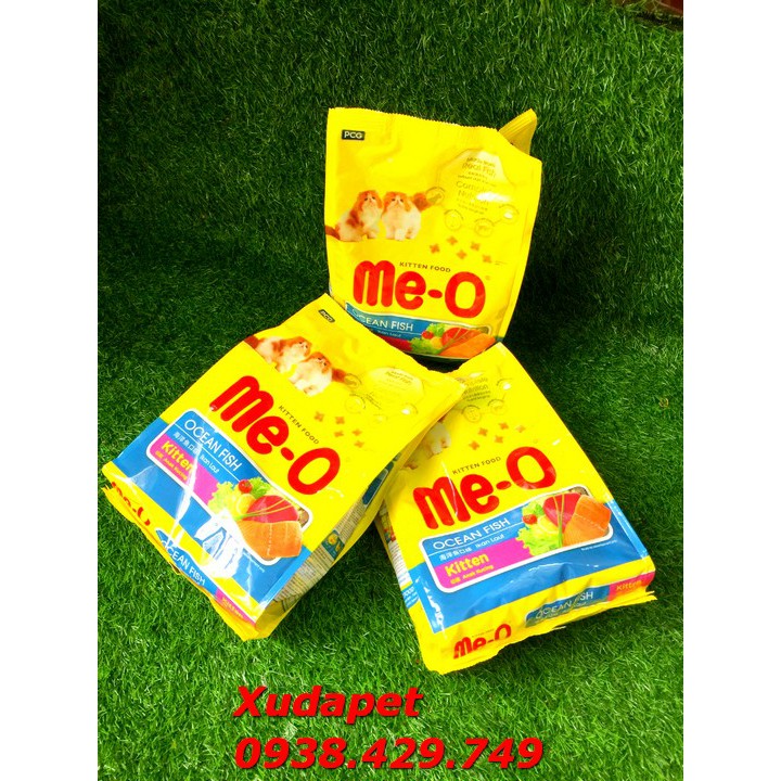 Thức Ăn Cho Mèo Con MEO Vị Cá Biển 1.1Kg thành phần tinh bột, Khoáng chất, Chất béo, Vitamin, Canxi - SP000499