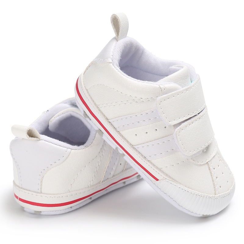 Giày Thể Thao Da PU Đế Mềm Chống Trượt Cho Bé Từ 0-18 Tháng Tuổi Walkers