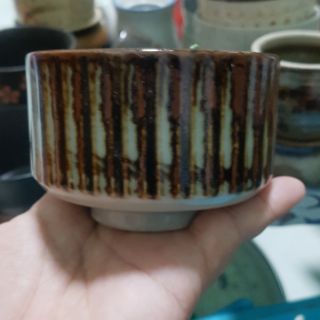 Ly gốm sứ nhật trồng sen đá
