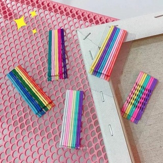 SET 10 KẸP TĂM SẮC MÀU