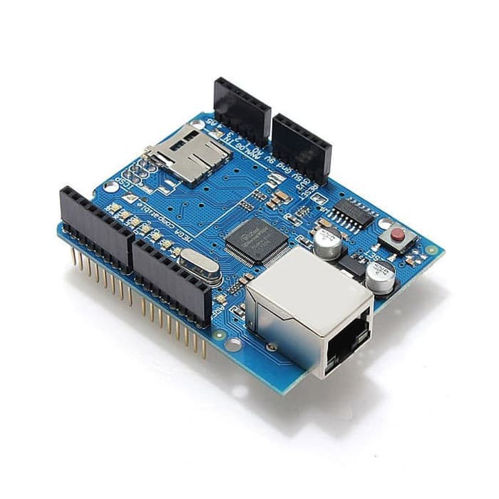 Bảng Mạch W5100 Arduino Uno Ethernet Shield - Mega Tương Thích Thẻ Sd