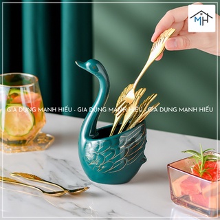 Thiên nga sứ đựng thìa, dĩa