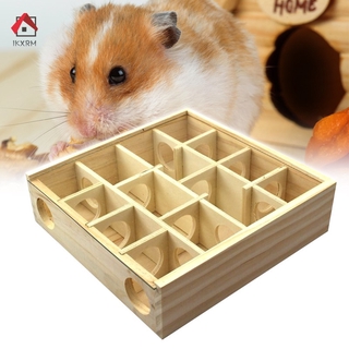 Đồ Chơi Mê Cung Gỗ Cho Chuột Hamster