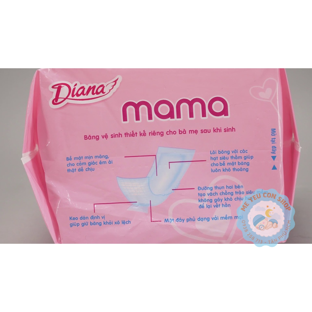 [HSD 2027] Băng vệ sinh MAMA DIANA dành cho mẹ sau sinh (Gói 12 miếng) (katydang)