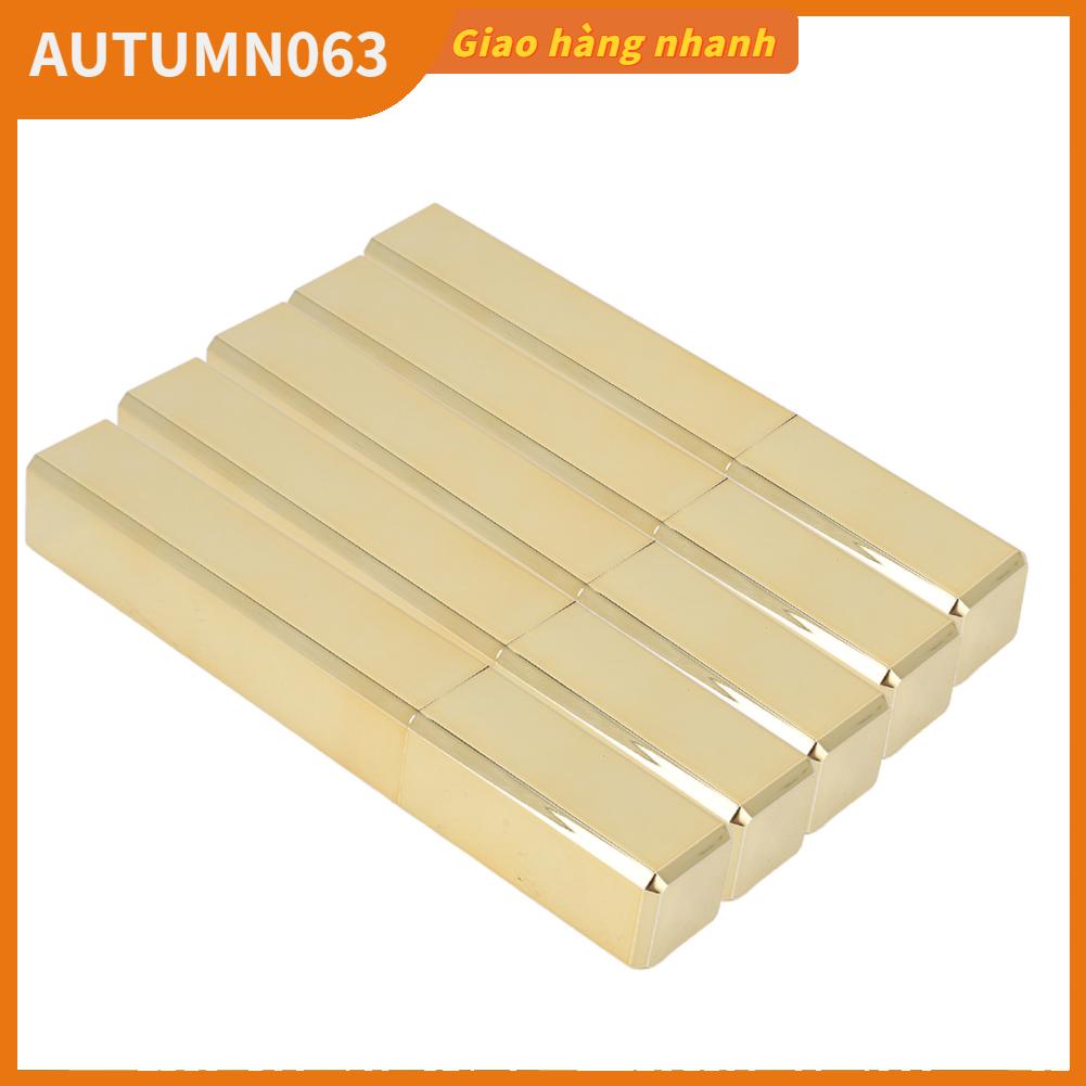 5 cái Ống Mascara Rỗng Lông Mi Vuông Chai Hộp Vàng 10g Bộ Kit cho DIY Autumn063