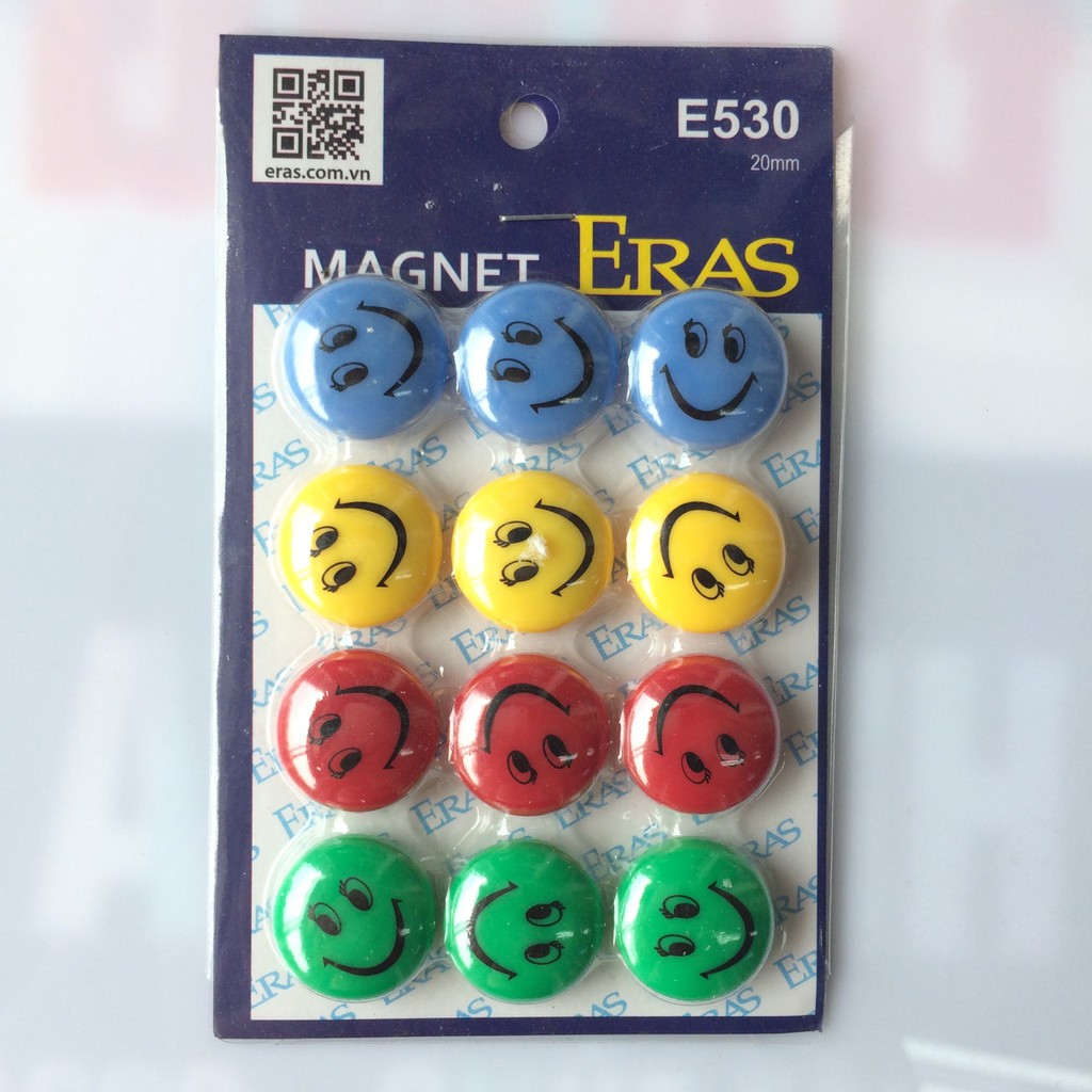 Nam châm hình mặt cười ERAS E530 đường kính 20mm