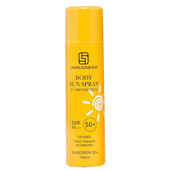 [CHÍNH HÃNG LAURA SUNSHINE] XỊT CHỐNG NẮNG DƯỠNG TRẮNG TOÀN THÂN LAURA SUNSHINE SPS 50++ - BODY SUN SPRAY SPF50+ PA++