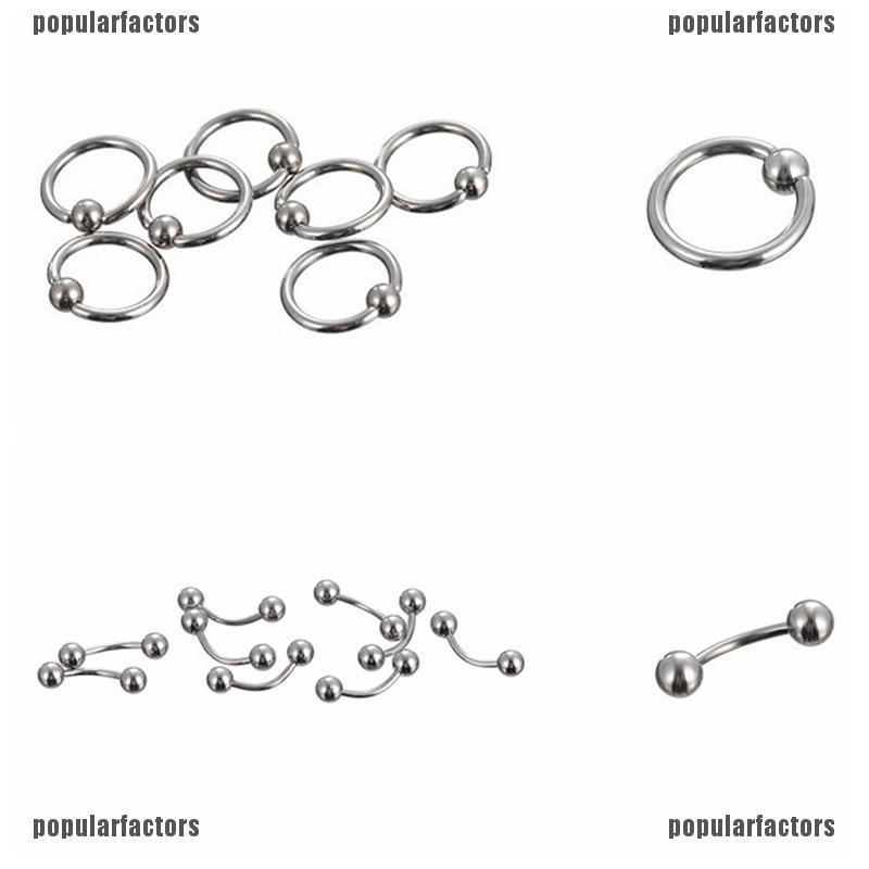 Khuyên Xỏ Cơ Thể Bằng Thép Không Gỉ Thời Trang