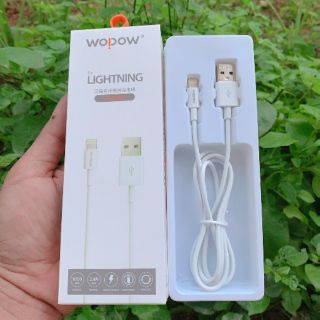 Dây sạc WOPOW phù hợp với dòng IPHONE 5-6-7-xsmax (Bảo Hành 12 Tháng)
