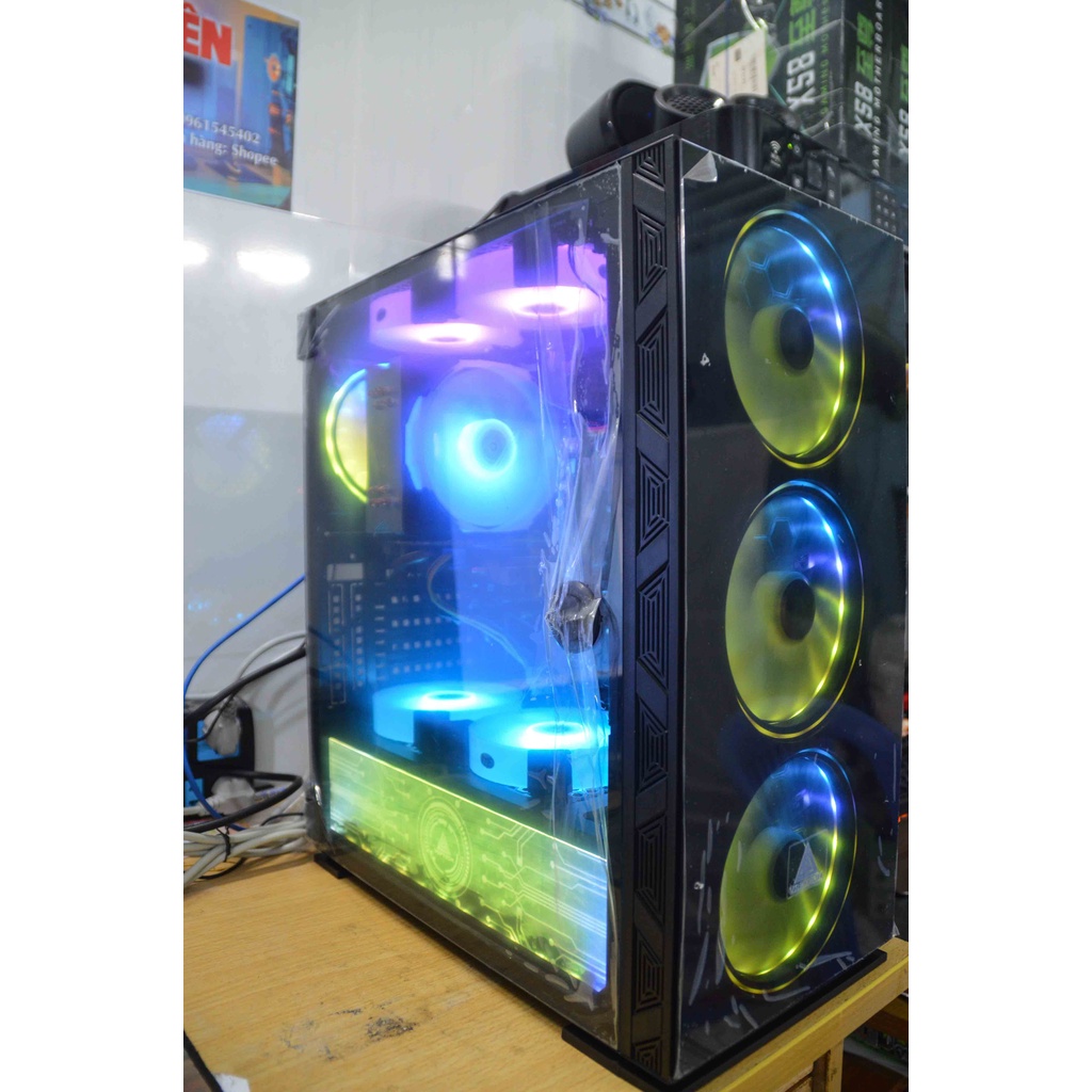 Case máy tính PUBG Liên Minh LOL Fifa 4 max setting Đột Kích Ram 16gb xeon i7 HDD500GB SSD 120gb 750ti | BigBuy360 - bigbuy360.vn
