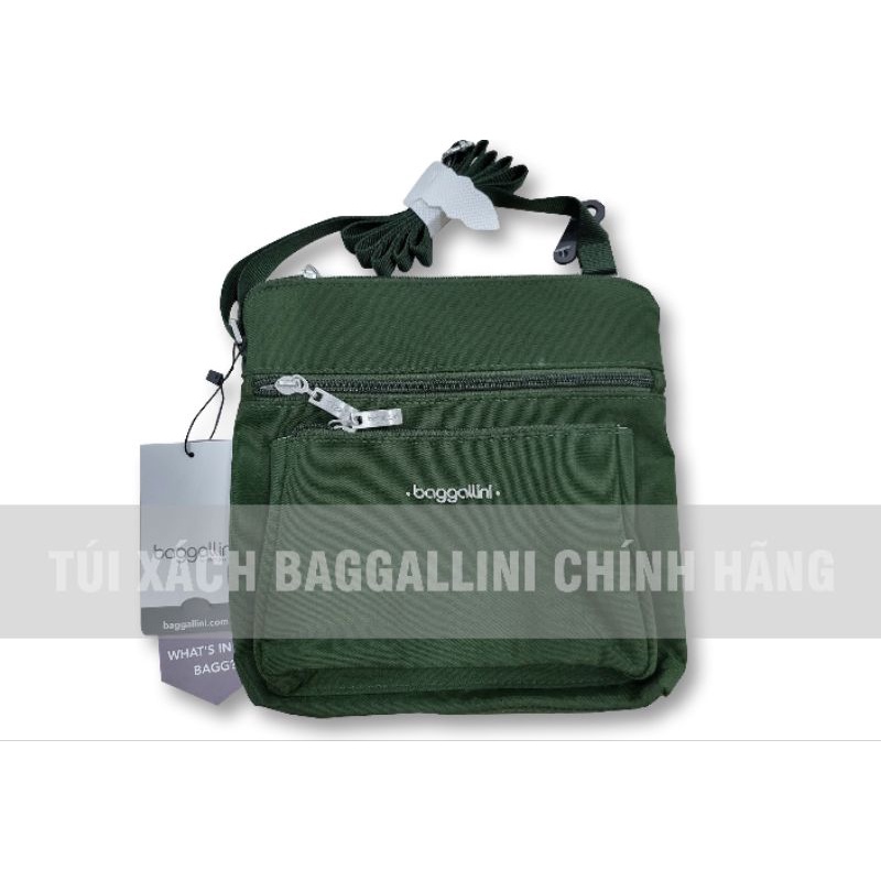 Túi đeo chéo nam Baggallini màu xanh lá