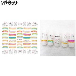 [Hàng mới về] Sticker dán móng hoạt hình nghệ thuật