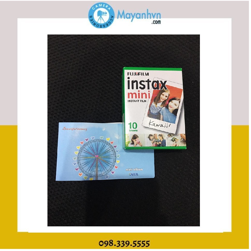 [Mã ELFLASH3 hoàn 10K xu đơn 20K] Film Instax Mini - Giấy in ảnh lấy ngay 1pack/ 10 tấm ảnh - Tặng 10 tấm sticker