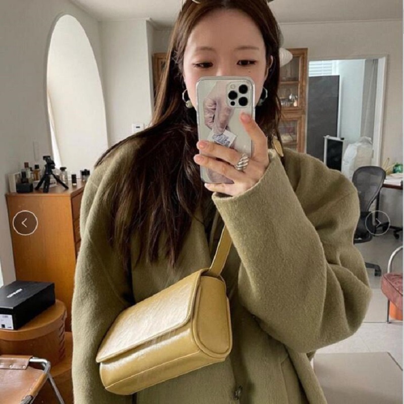 Túi Đeo Chéo Màu Trơn Đơn Giản Thời Trang Mùa Hè Mới Năm 2021