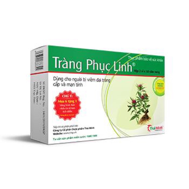 Viên uống Tràng Phục Linh - Hỗ trợ giảm viêm đại tràng