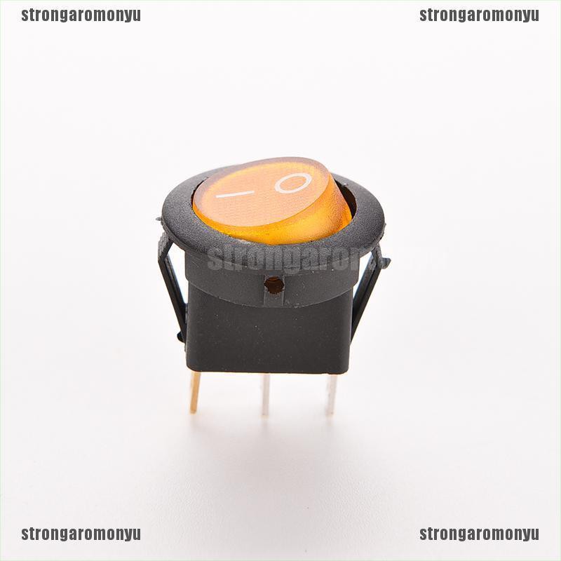 Set 4 Công Tắc Tròn Cho Xe Ô Tô 12V 16A