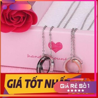 Dây chuyền đôi nhẫn Love
