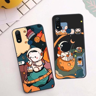 Ốp lưng Vsmart Joy2 / Joy 2 Plus / Joy2+ in hình phi hành gia,vũ trụ cute bảo vệ camera điện thoại