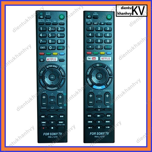 Điều Khiển Tivi Sony RM-L1275 và RM-L1370 Cao Cấp