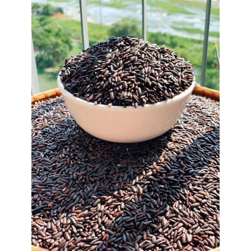 1kg GẠO LỨT ĐEN LOẠI 1 DẺO THƠM - PHÒNG NGỪA TIỂU ĐƯỜNG, ĂN KIÊNG, GIẢM CẨN