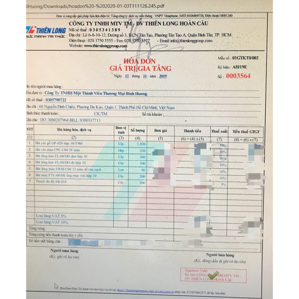 Bút Máy Điểm 10 FTC-06/MI Chuyên Dùng Ống Mực (Vỉ 1 Cây) - Bút máy ngòi mài nông, giao màu ngẫu nhiên