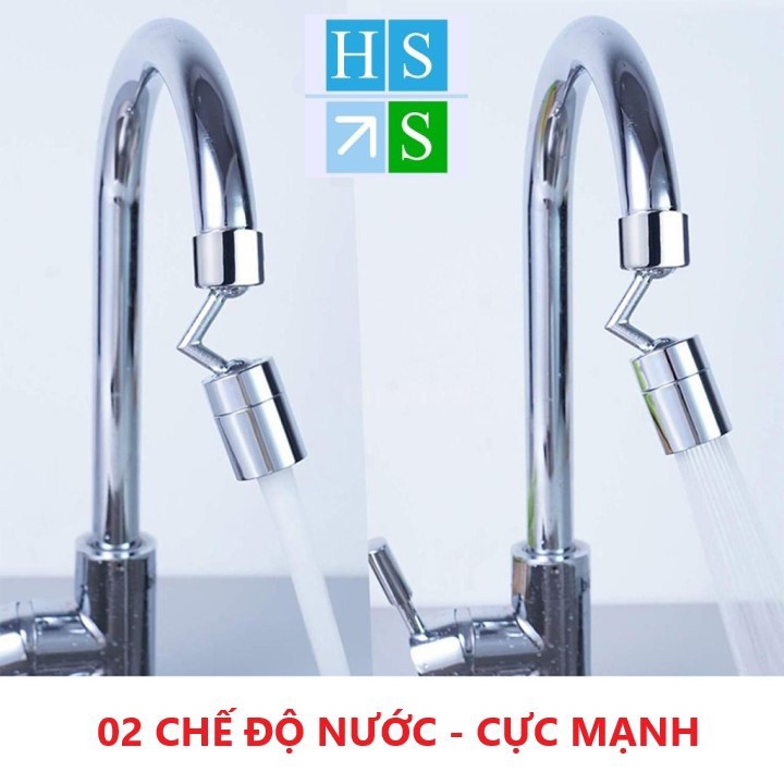 ĐẦU NỐI TĂNG ÁP VÒI NƯỚC bồn rửa chén bát bồn lavabo rửa mặt (Xoay 720 độ) thiết kế thông minh với 2 chế độ nước chảy | BigBuy360 - bigbuy360.vn