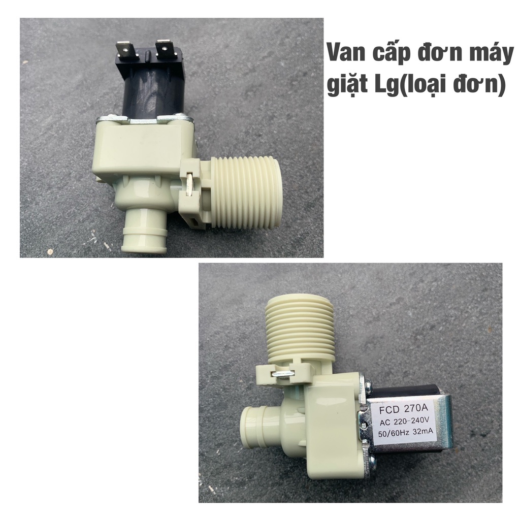 Van cấp nước máy giặt Samsung, Toshiba, Electrolux, LG, Deawoo, van cấp đa năng