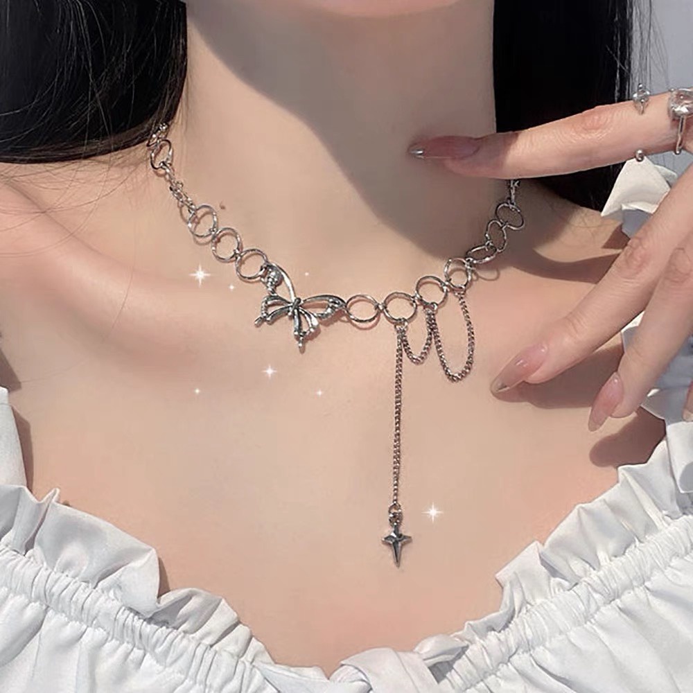 Choker nữ hình Butterfly cá tính điệu đà dành cho bạn gái