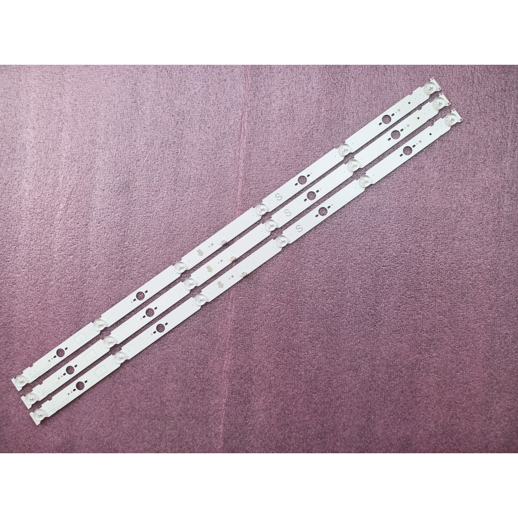 THANH ĐÈN LED TIVI SONY KDL- 40W650D HÀNG MỚI 100%, BỘ 3 THANH, MỖI THANH 6 BÓNG, MỖI BÓNG 3V, DÀI 71,2cm